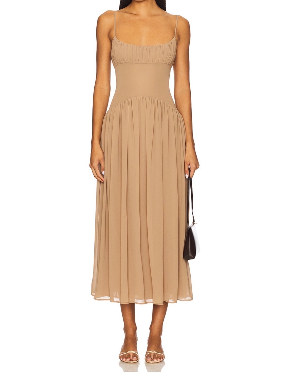 LPA-Dawn midi dress in Mocha